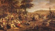 Peter Paul Rubens La Kermesse ou Noce de village oil painting on canvas